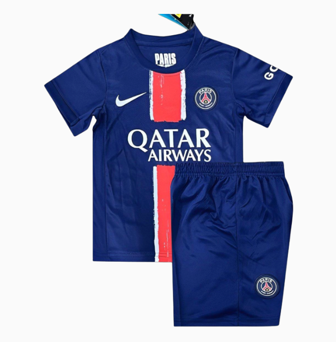 Paris SG Maillots Enfant Domicile 24-25