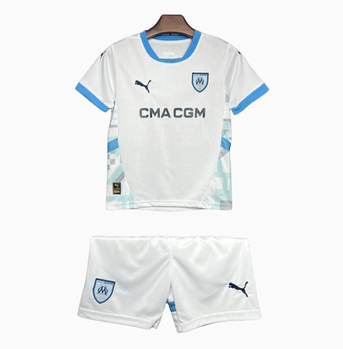 Olympique Marseille Maillots Enfant Domicile 24-25