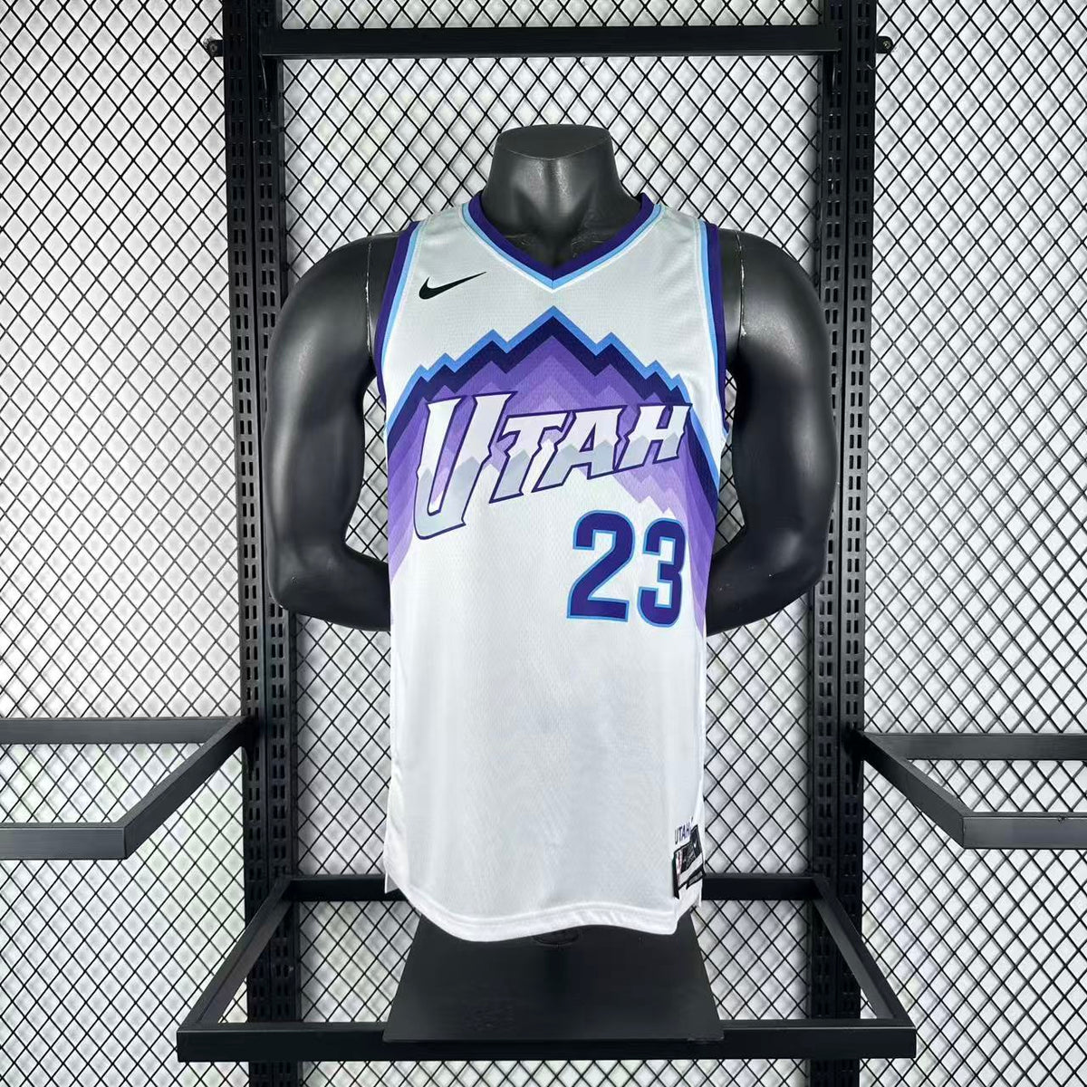 Maillot Utah Jazz n° 23 – Blanc – photo 3