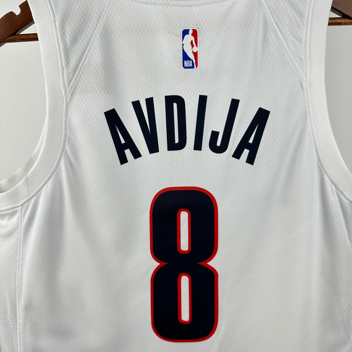 Maillot Portland Trail Blazers n° 8 – Blanc – photo 5