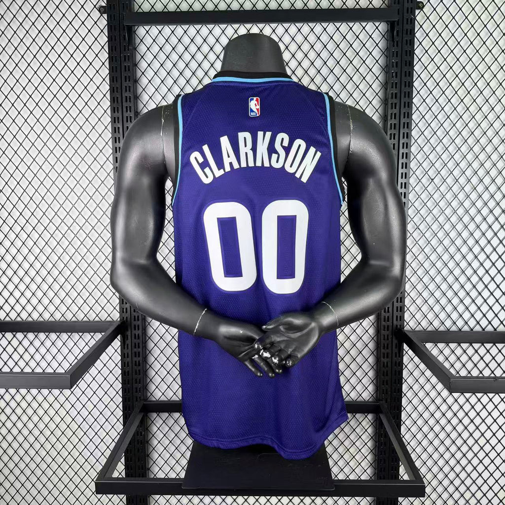 Maillot Utah Jazz n° 00 – Violet – Modèle 1 – photo 2