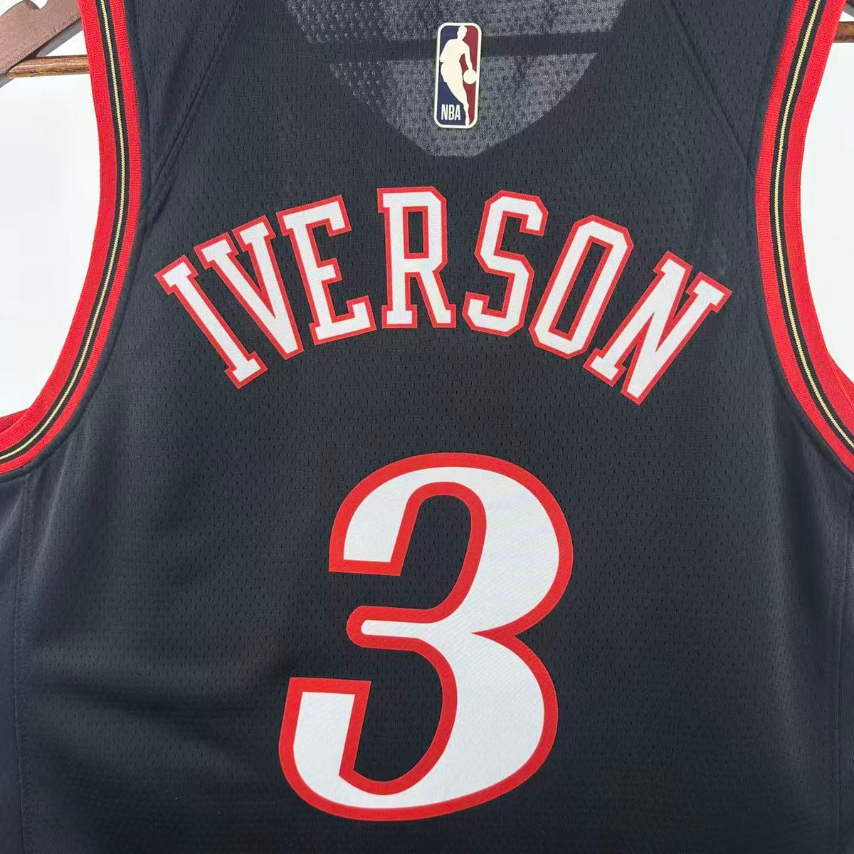 Maillot Philadelphia 76ers n° 3 – Rétro Noir – photo 9