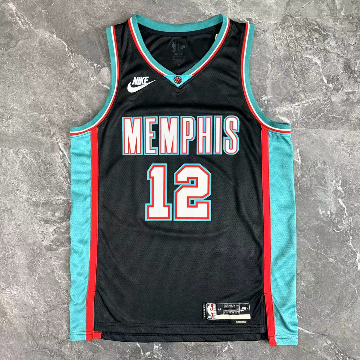 Maillot Memphis Grizzlies n° 12 – Rétro Gris – Modèle 1 – photo 13