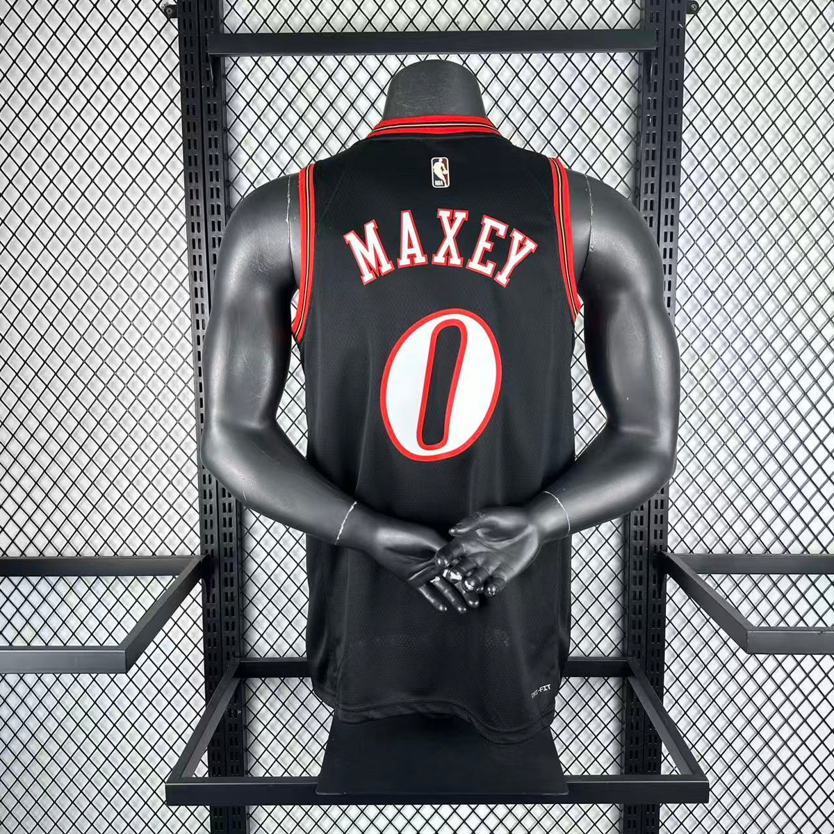 Maillot Philadelphia 76ers n° 0 – Rétro Noir – photo 11