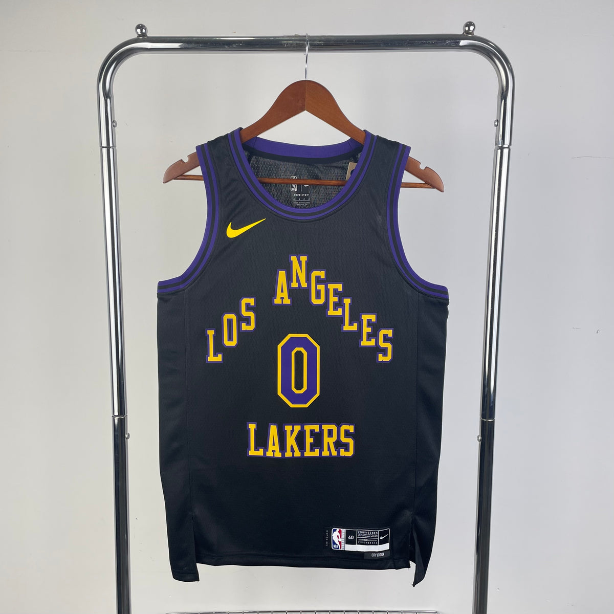 Maillot Los Angeles Lakers n° 0 – Édition Ville – photo 1