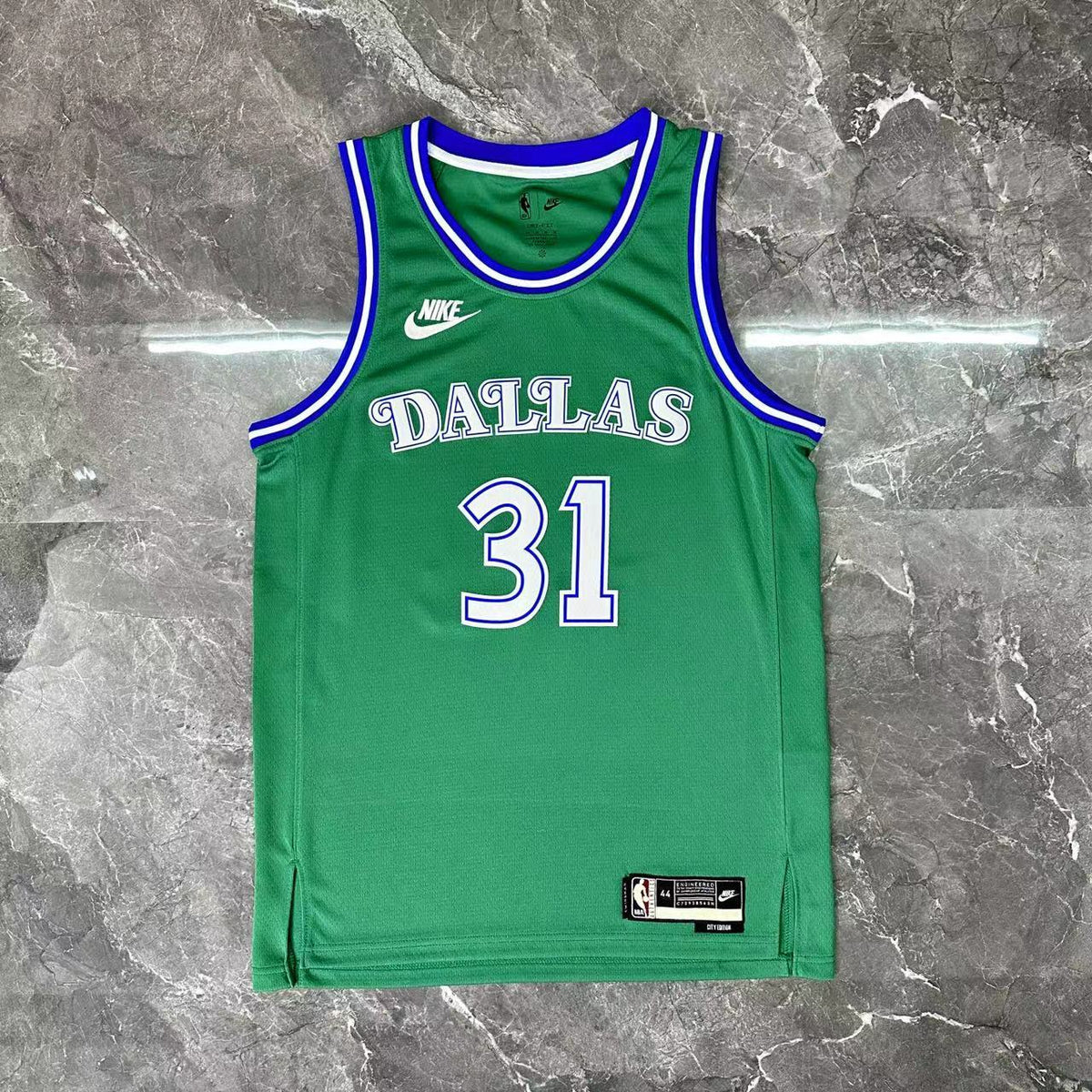 Maillot Dallas Mavericks n° 31 – Rétro Vert – photo 10