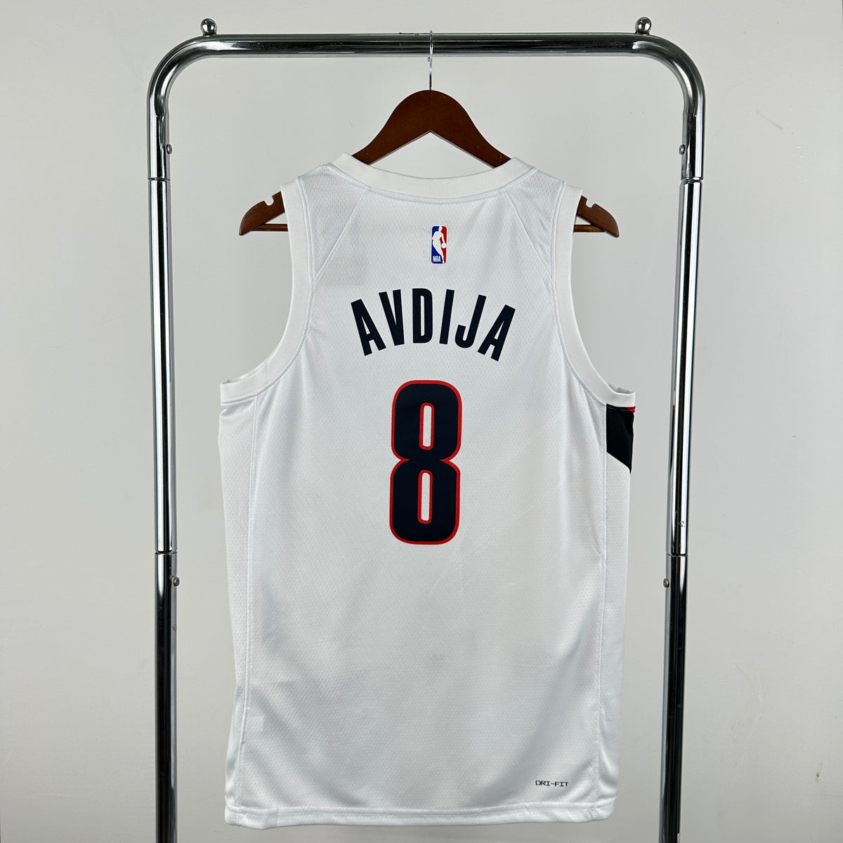 Maillot Portland Trail Blazers n° 8 – Blanc – photo 2