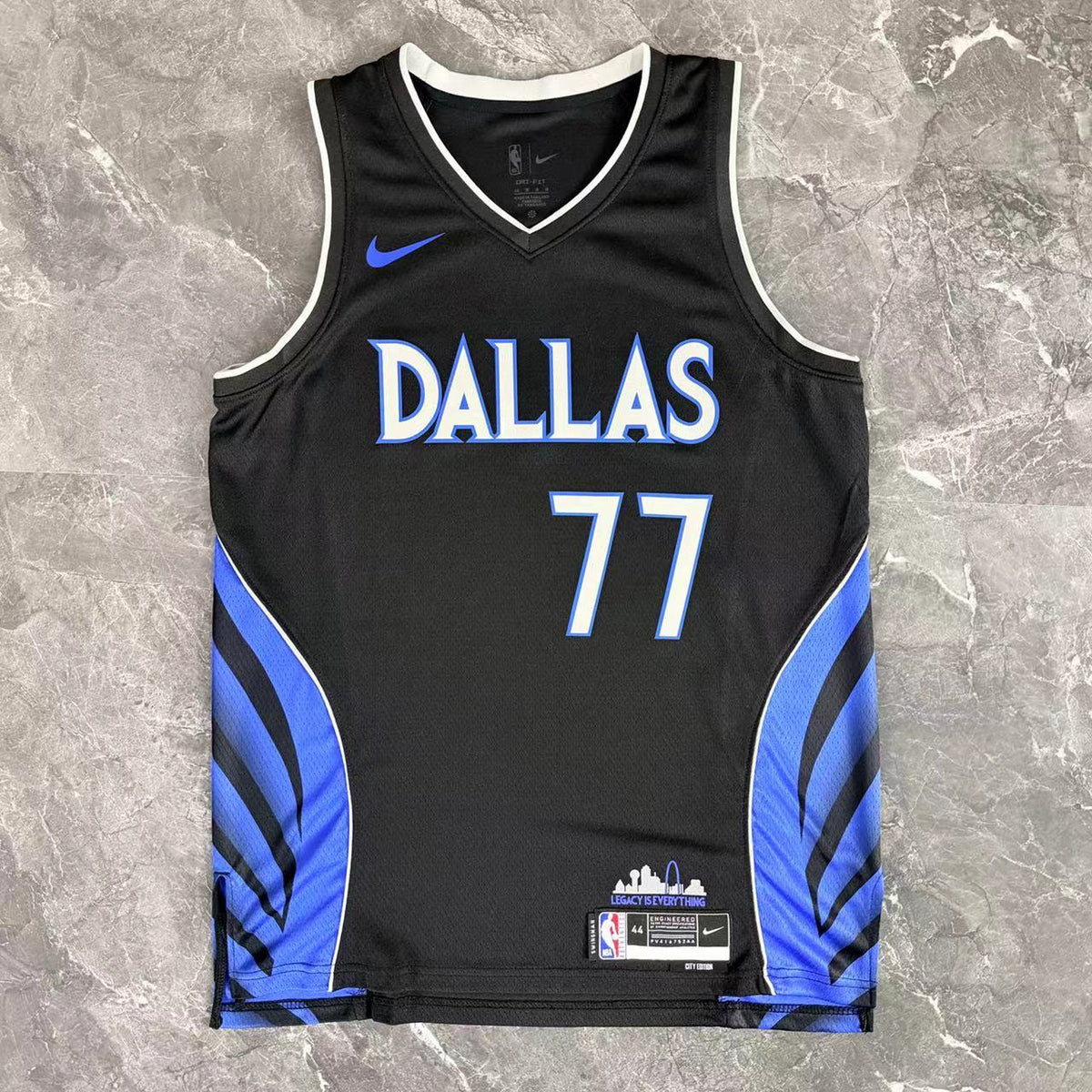 Maillot Dallas Mavericks n° 77 – Édition Ville – photo 2