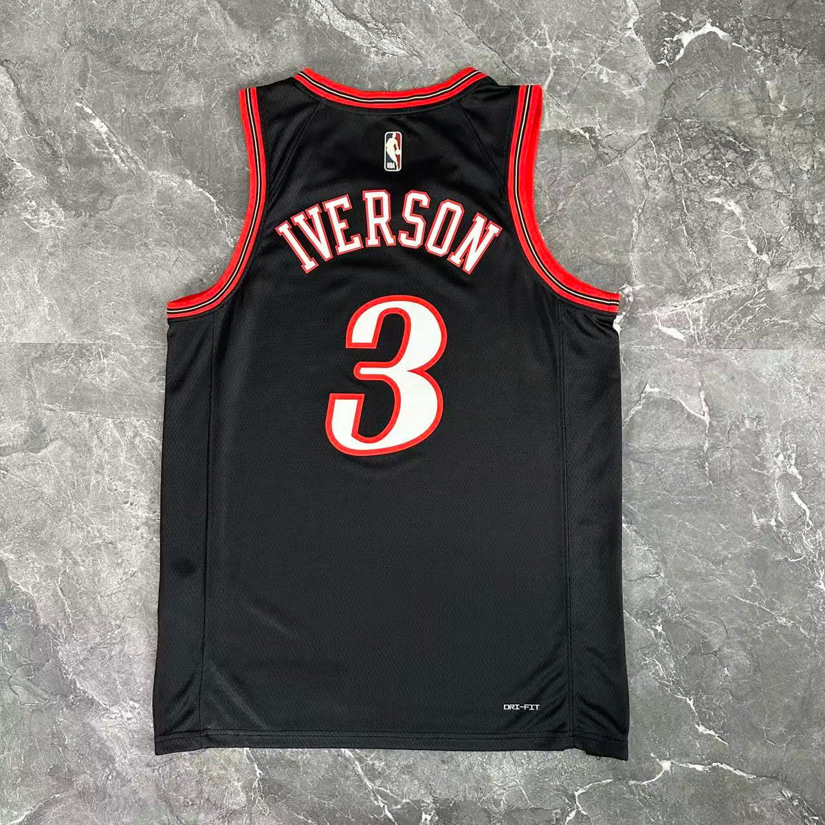 Maillot Philadelphia 76ers n° 3 – Rétro Noir – photo 14