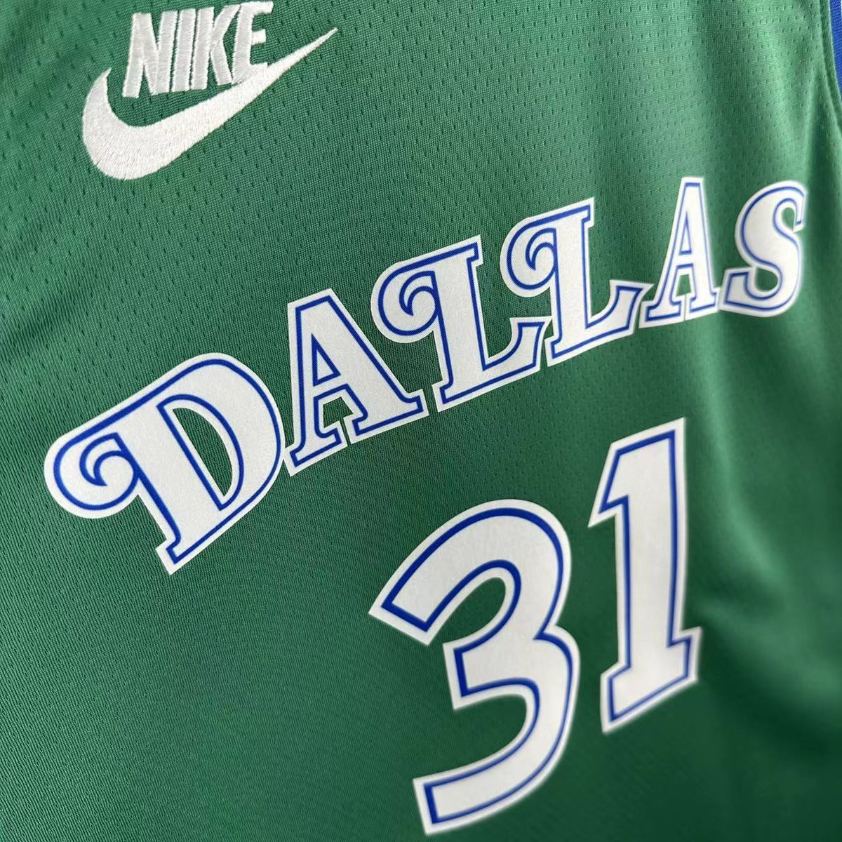 Maillot Dallas Mavericks n° 31 – Rétro Vert – photo 4
