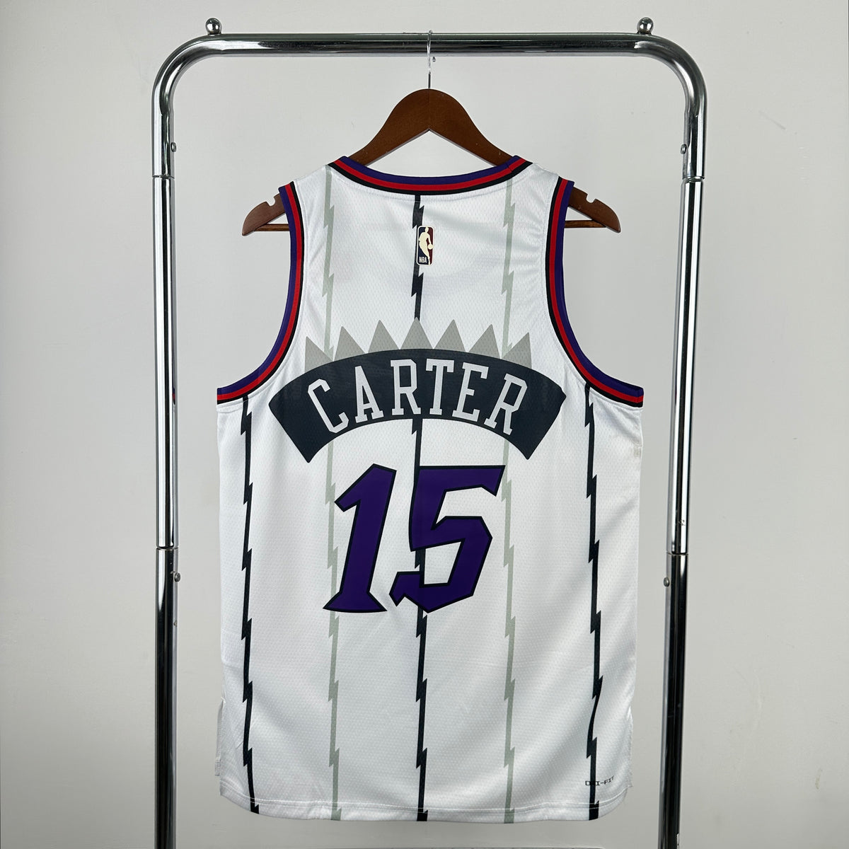 Maillot Toronto Raptors n° 15 – Rétro Blanc – photo 2