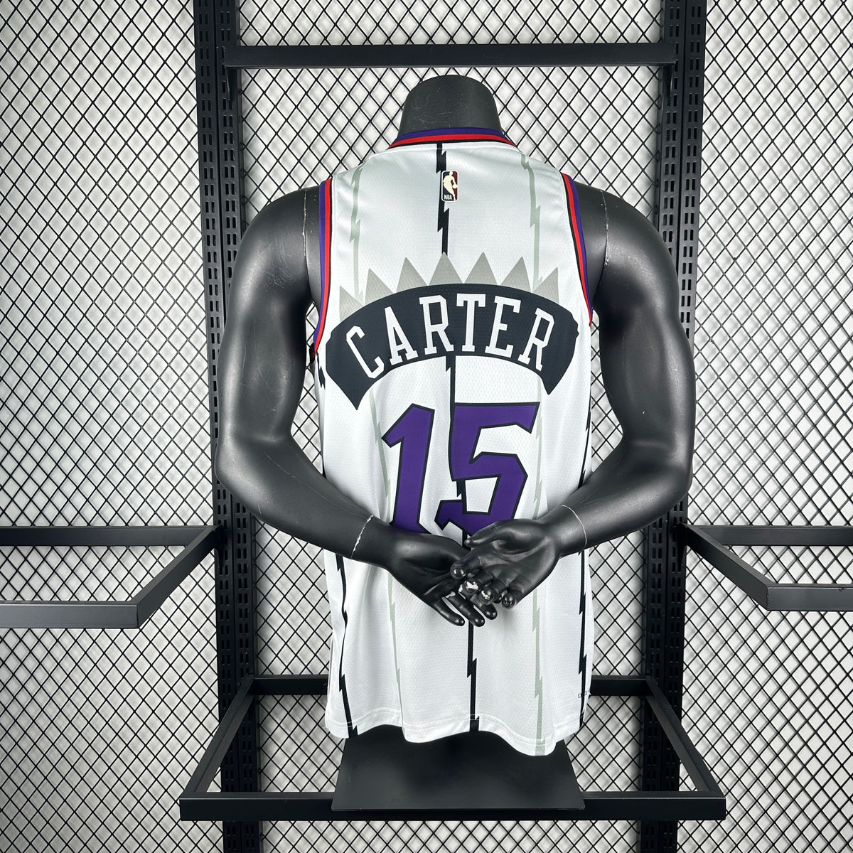 Maillot Toronto Raptors n° 15 – Rétro Blanc – photo 10