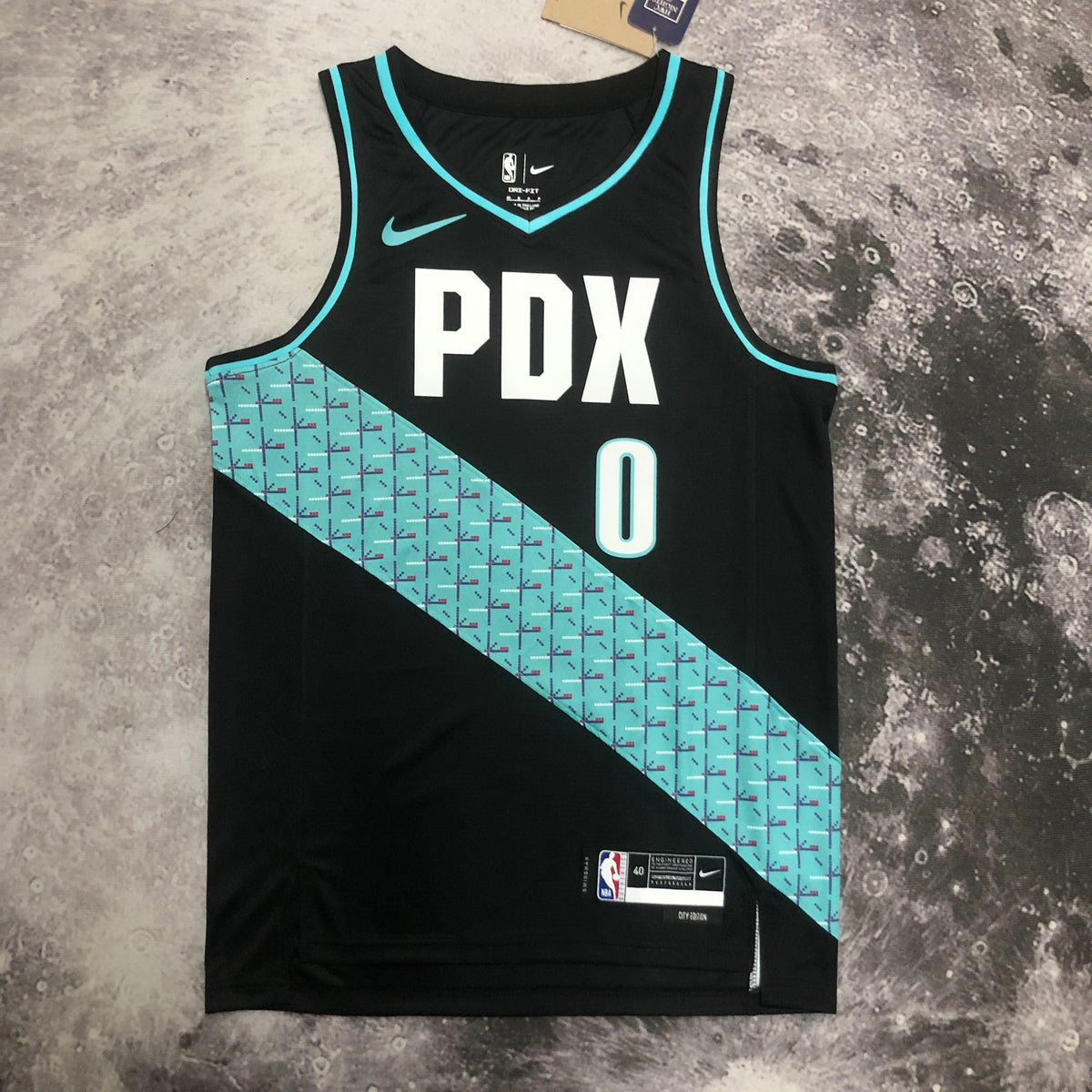 Maillot Portland Trail Blazers n° 0 – Édition Ville – photo 16