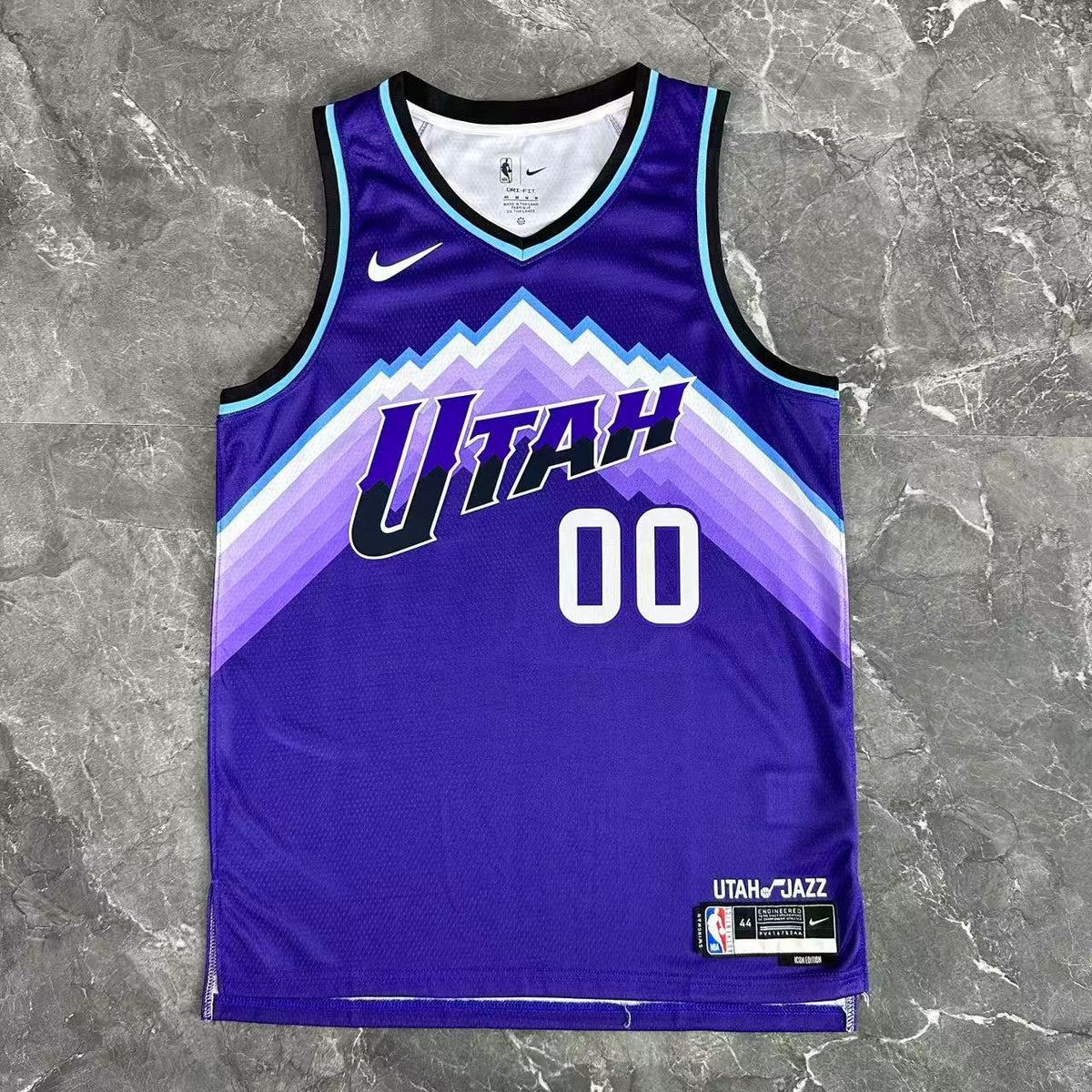 Maillot Utah Jazz n° 00 – Violet – Modèle 2 – photo 5