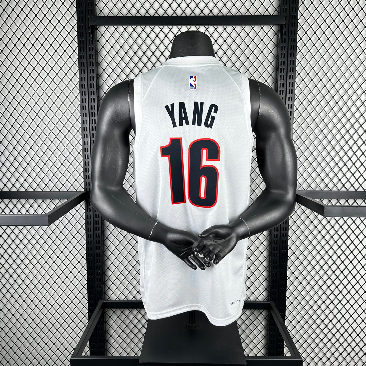 Maillot Portland Trail Blazers n° 16 – Blanc – photo 4