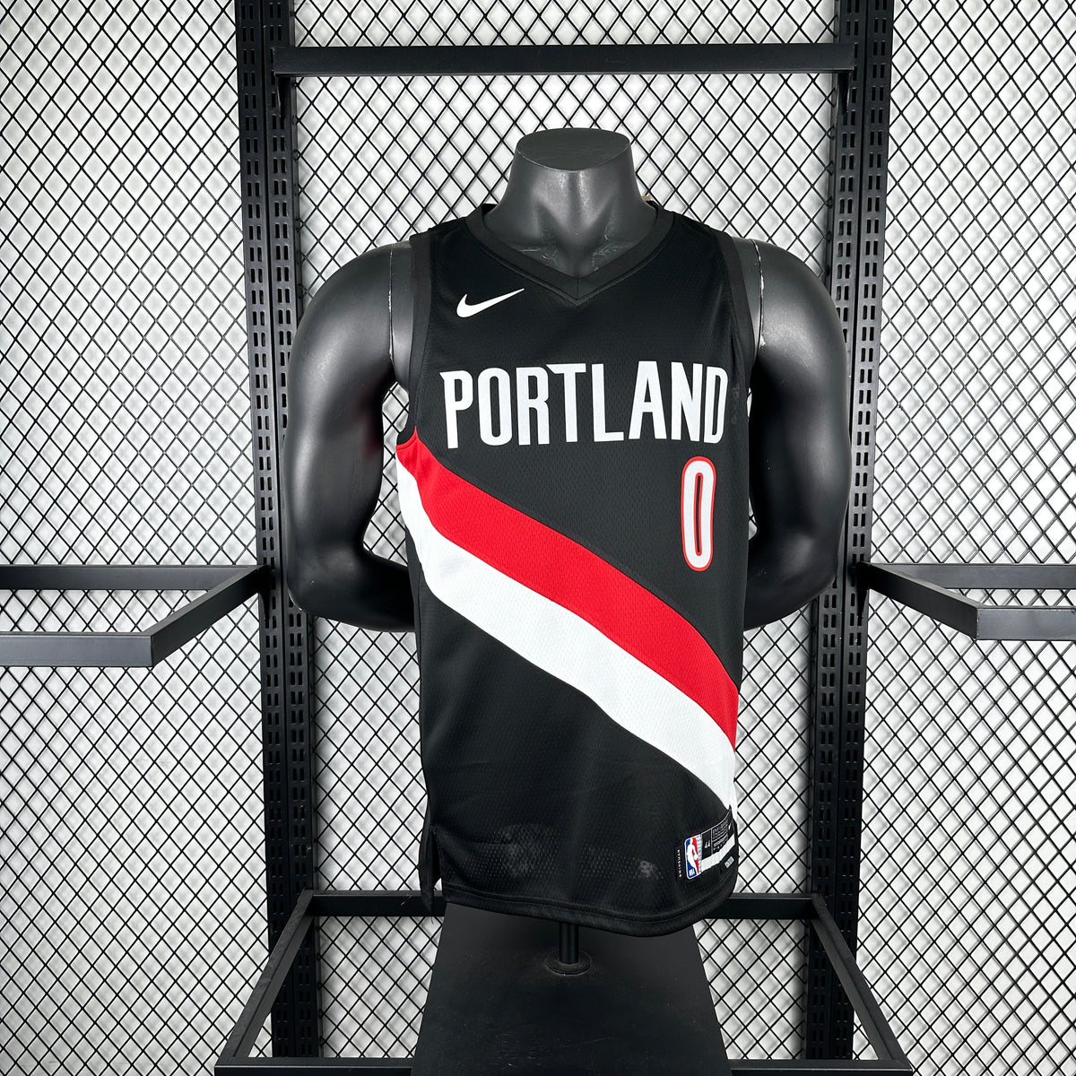 Maillot Portland Trail Blazers n° 0 – Noir – Modèle 2 – photo 3