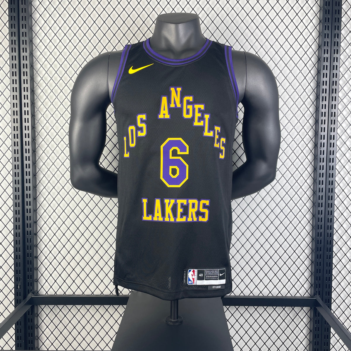 Maillot Los Angeles Lakers n° 6 – Édition Ville – photo 3
