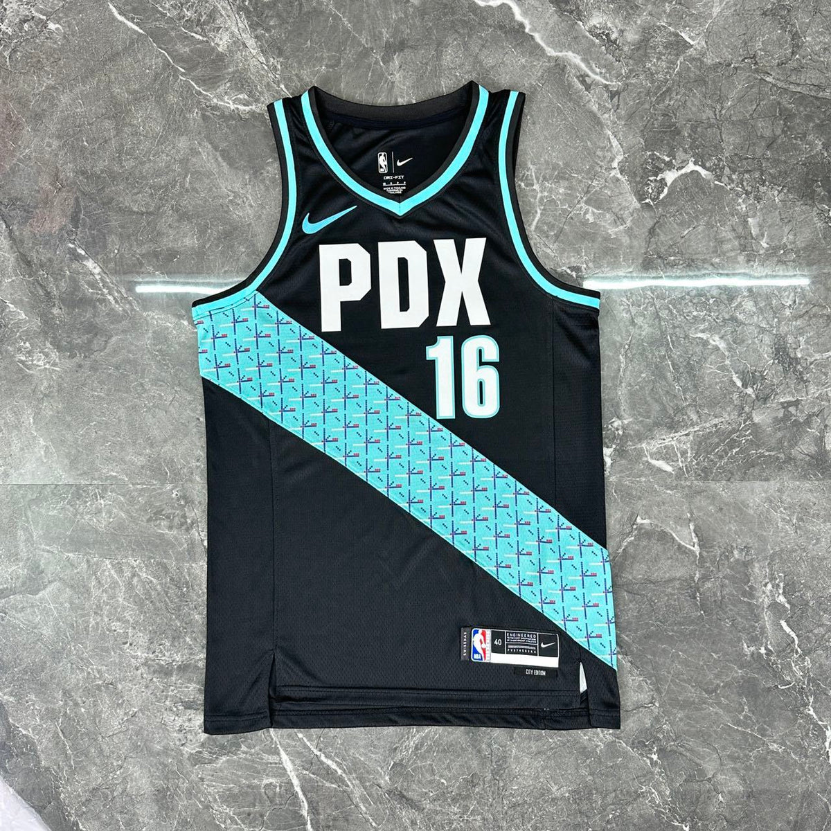 Maillot Portland Trail Blazers n° 16 – Édition Ville – photo 3