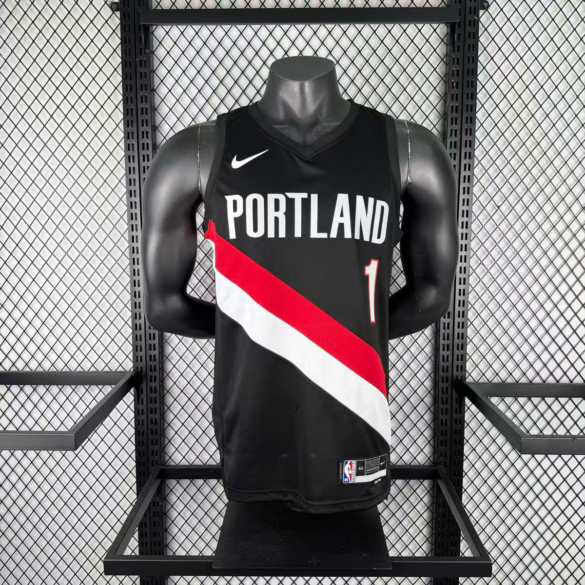 Maillot Portland Trail Blazers n° 1 – Noir – photo 12
