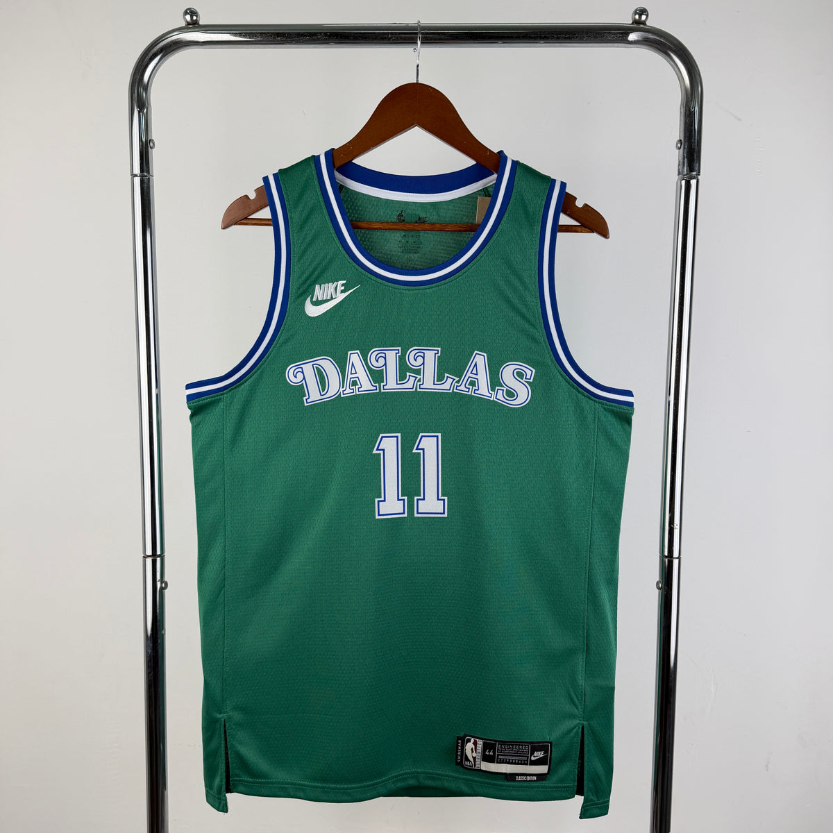 Maillot Dallas Mavericks n° 11 – Rétro Vert – photo 1