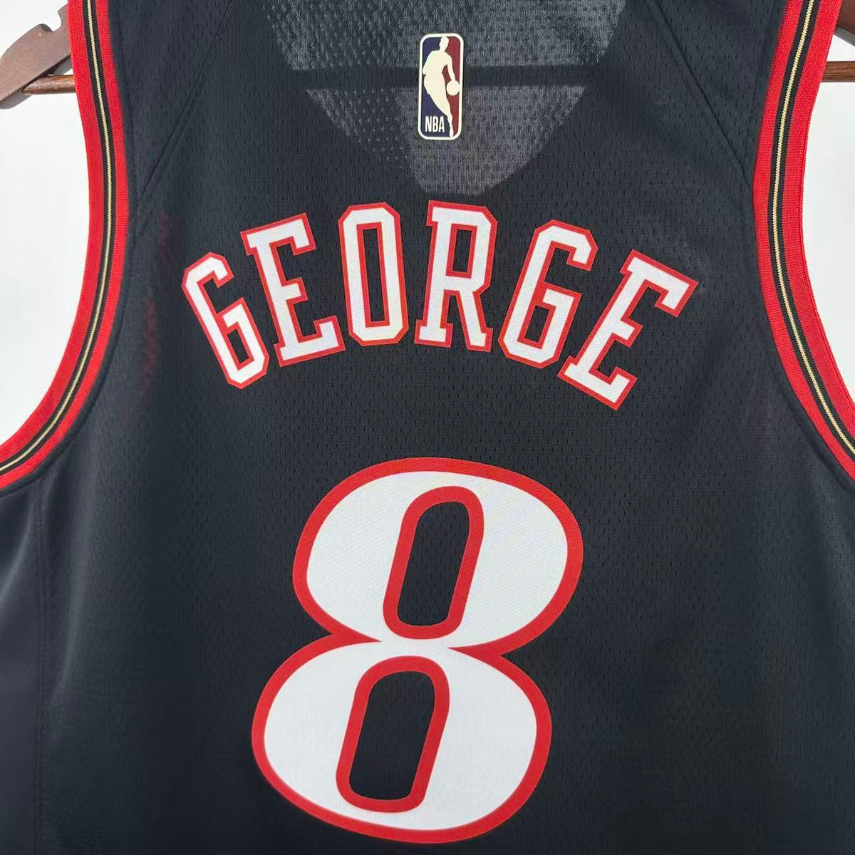 Maillot Philadelphia 76ers n° 8 – Rétro Noir – photo 8