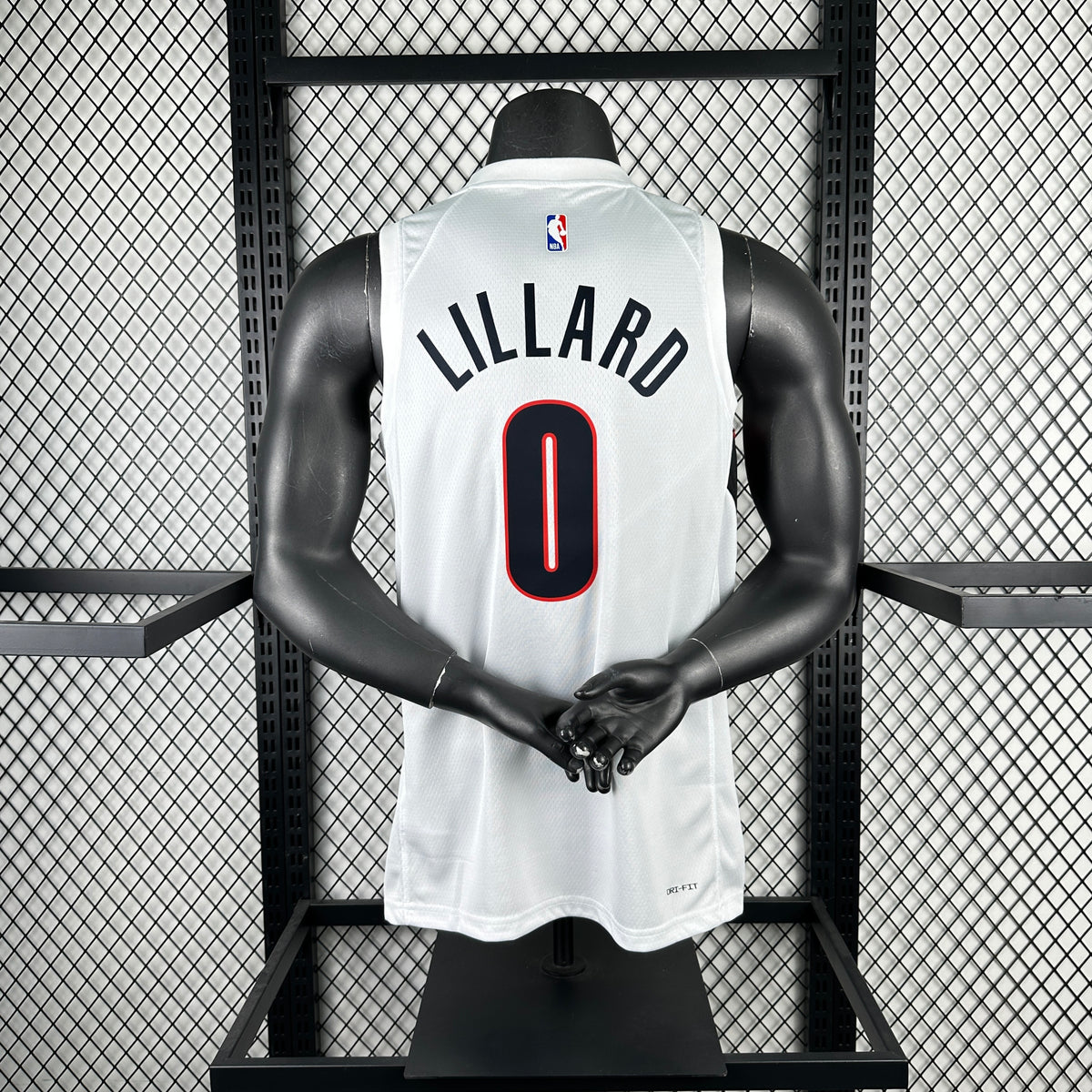 Maillot Portland Trail Blazers n° 0 – Blanc – photo 4