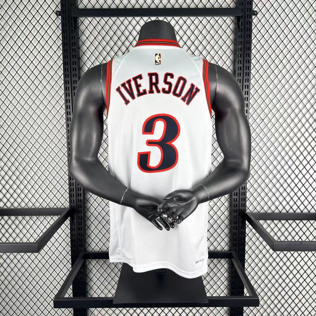 Maillot Philadelphia 76ers n° 3 – Rétro Blanc – photo 3