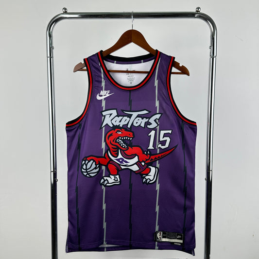 Maillot Toronto Raptors n° 15 – Rétro Violet – photo 1