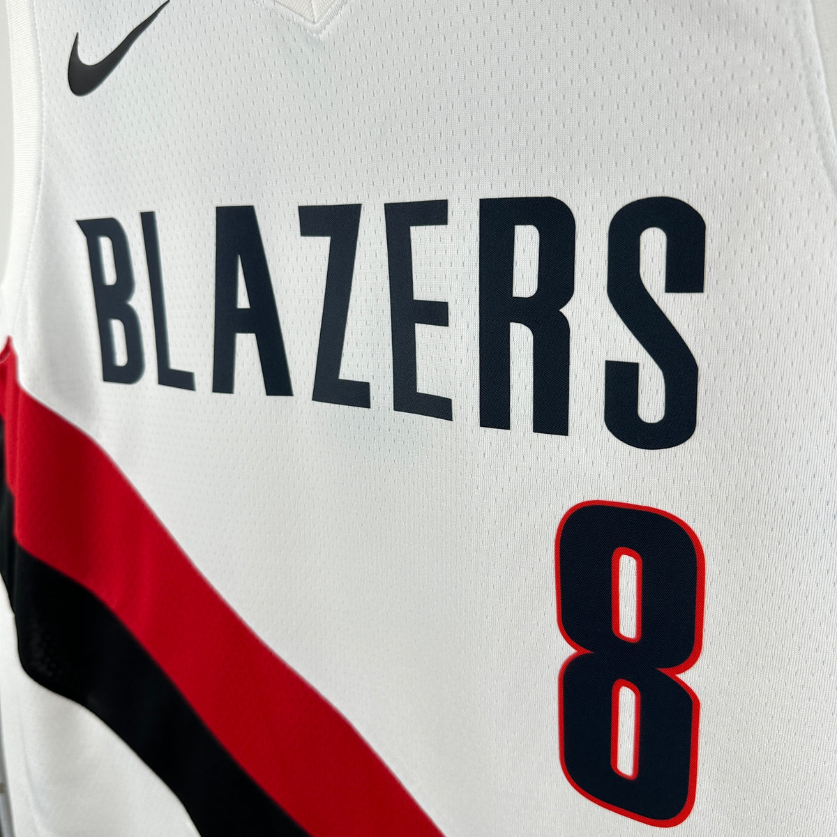 Maillot Portland Trail Blazers n° 8 – Blanc – photo 8