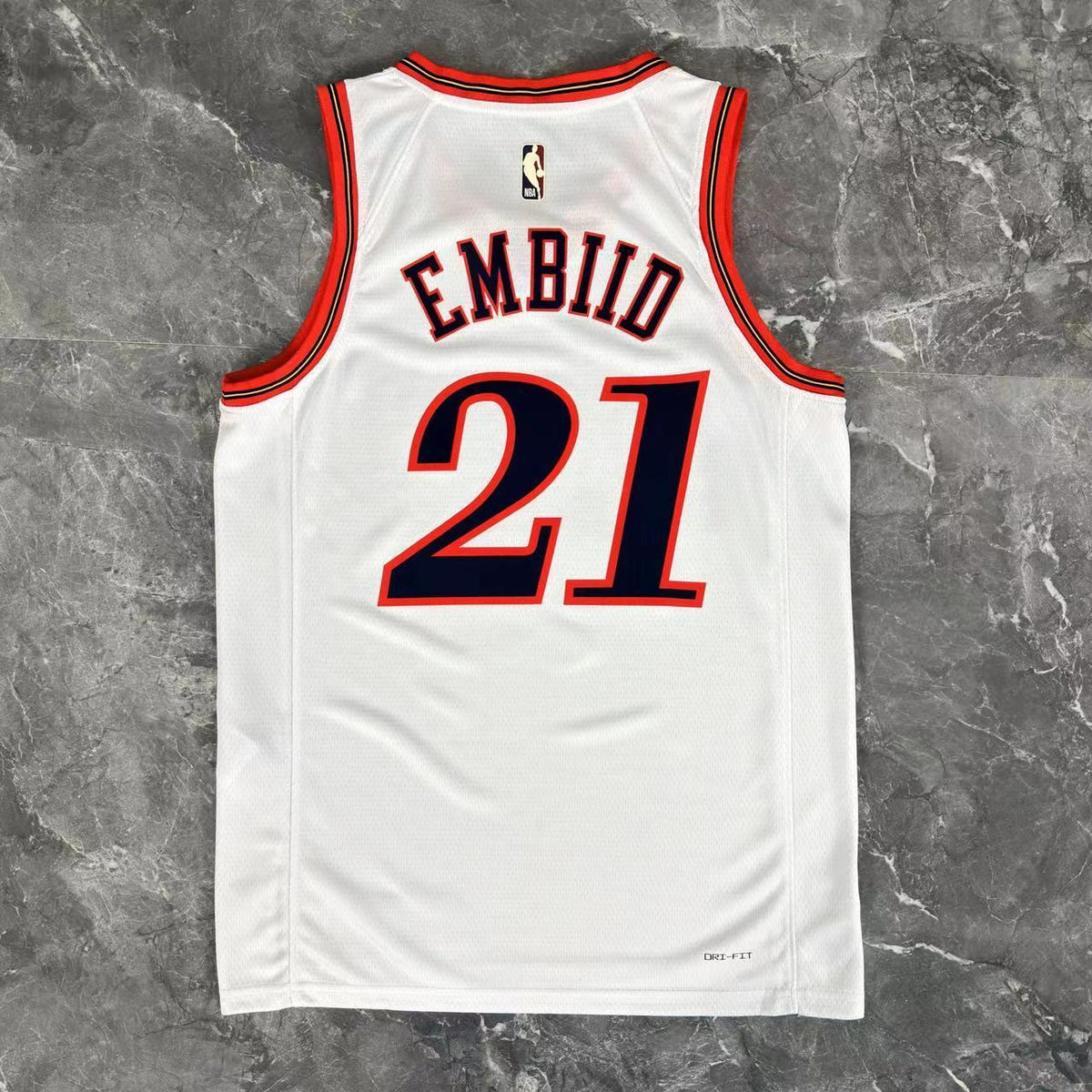 Maillot Philadelphia 76ers n° 21 – Rétro Blanc – photo 11