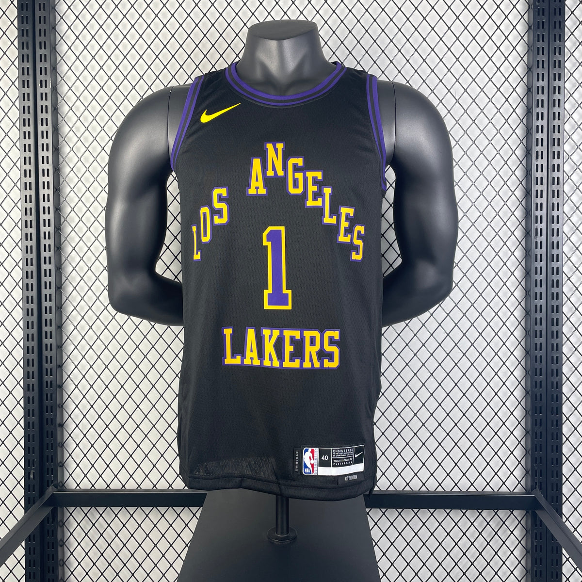 Maillot Los Angeles Lakers n° 1 – Édition Ville – photo 3