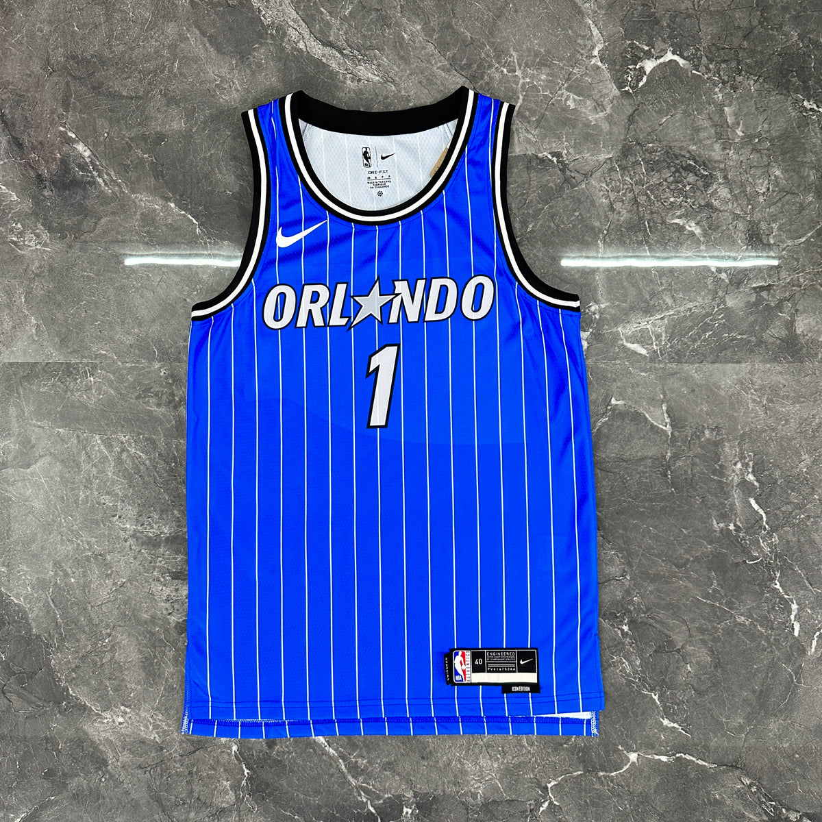 Maillot Orlando Magic n° 1 – Bleu – photo 11