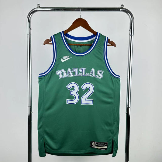 Maillot Dallas Mavericks n° 32 – Rétro Vert – photo 1