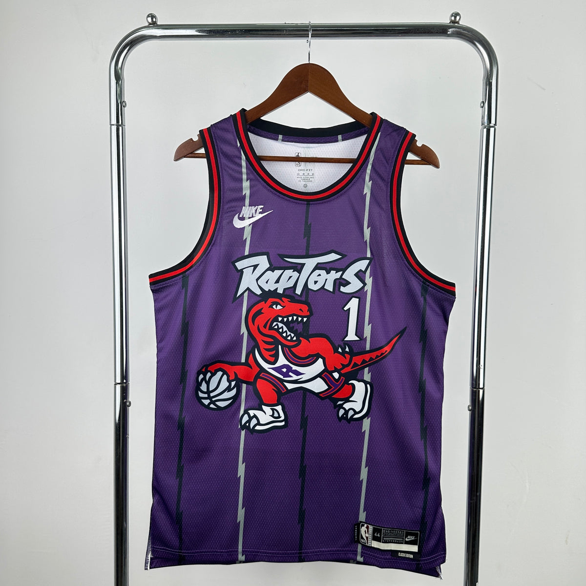 Maillot Toronto Raptors n° 1 – Rétro Violet – photo 1