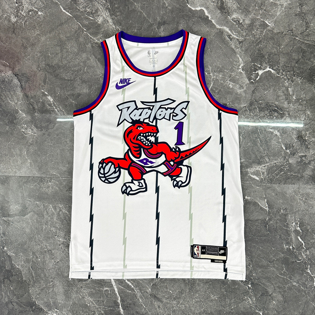 Maillot Toronto Raptors n° 1 – Rétro Blanc – photo 11