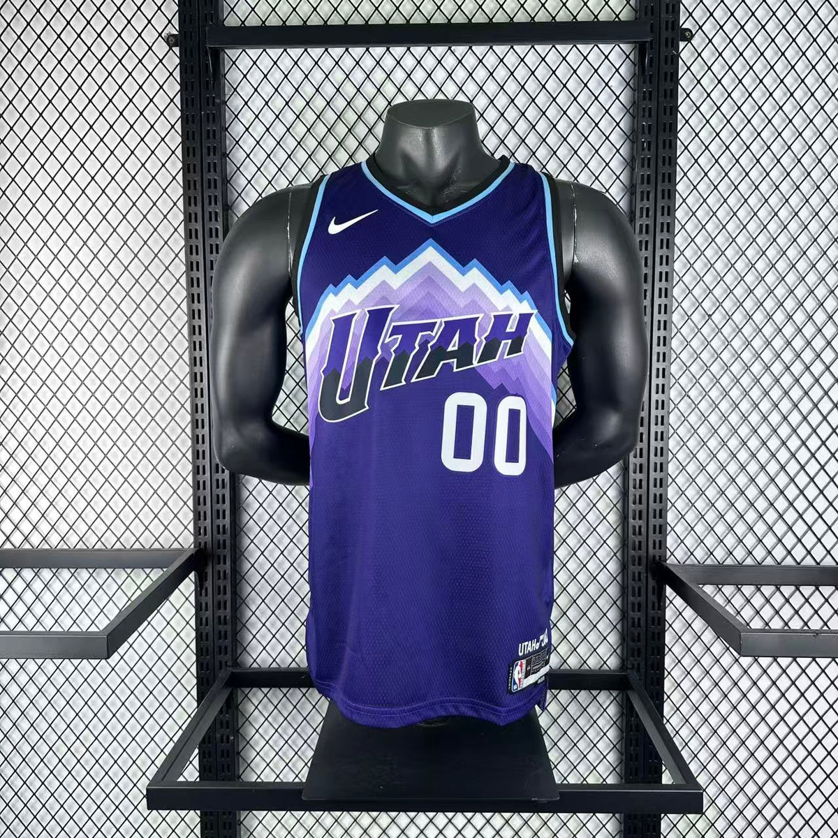 Maillot Utah Jazz n° 00 – Violet – Modèle 2 – photo 2