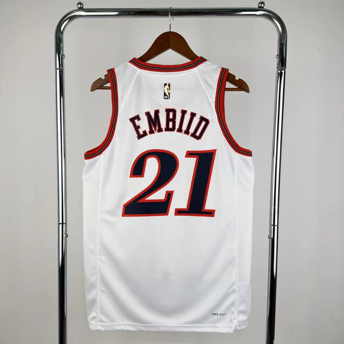 Maillot Philadelphia 76ers n° 21 – Rétro Blanc – photo 13