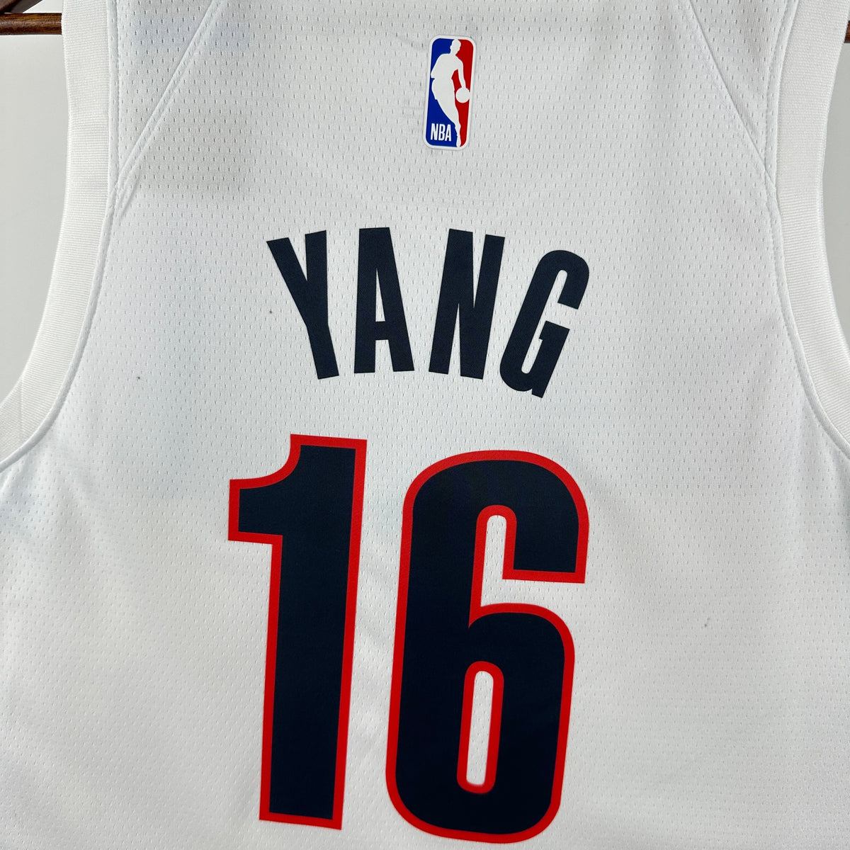 Maillot Portland Trail Blazers n° 16 – Blanc – photo 6