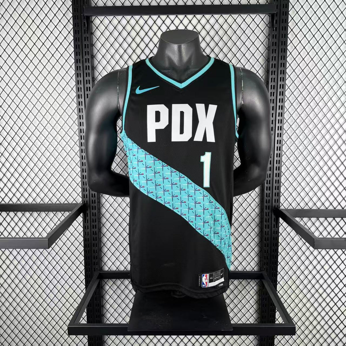 Maillot Portland Trail Blazers n° 1 – Édition Ville – photo 2