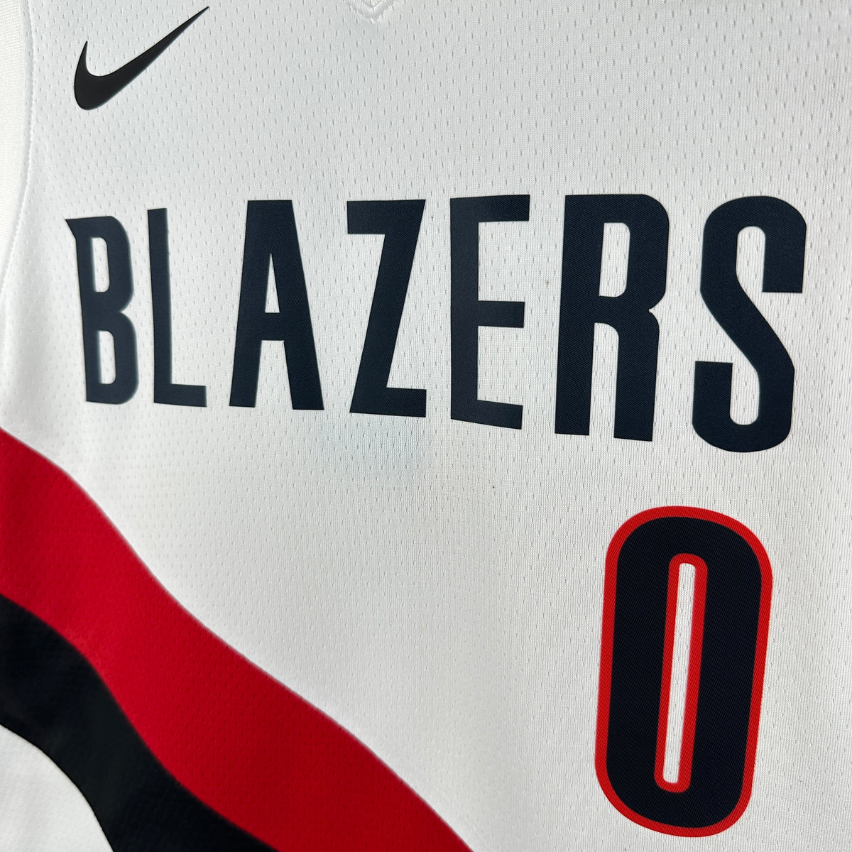 Maillot Portland Trail Blazers n° 0 – Blanc – photo 5