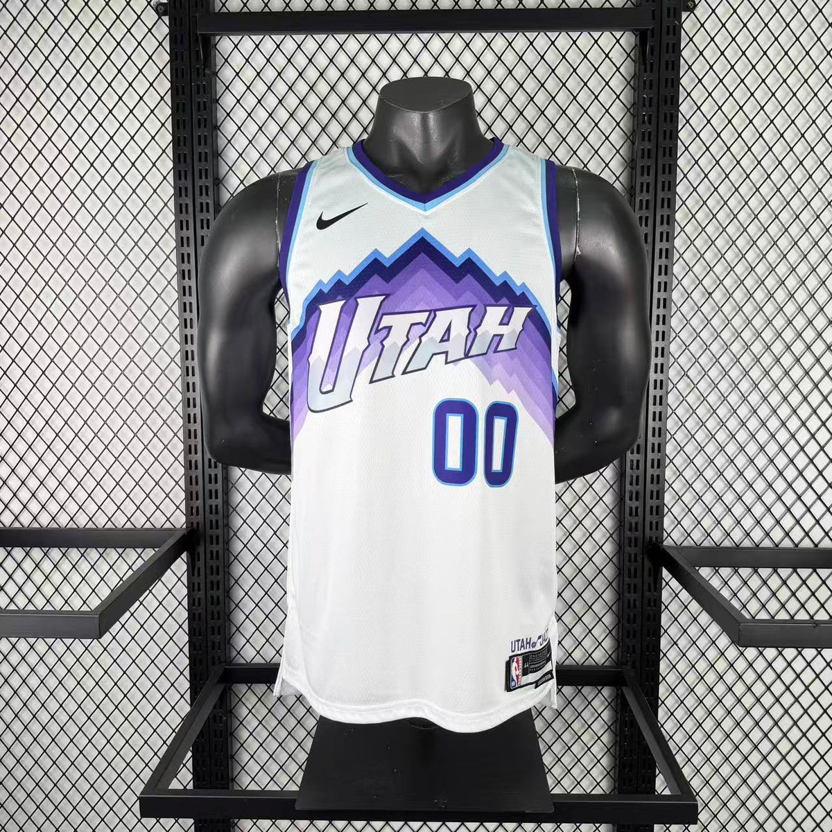 Maillot Utah Jazz n° 00 – Blanc – Modèle 1 – photo 1