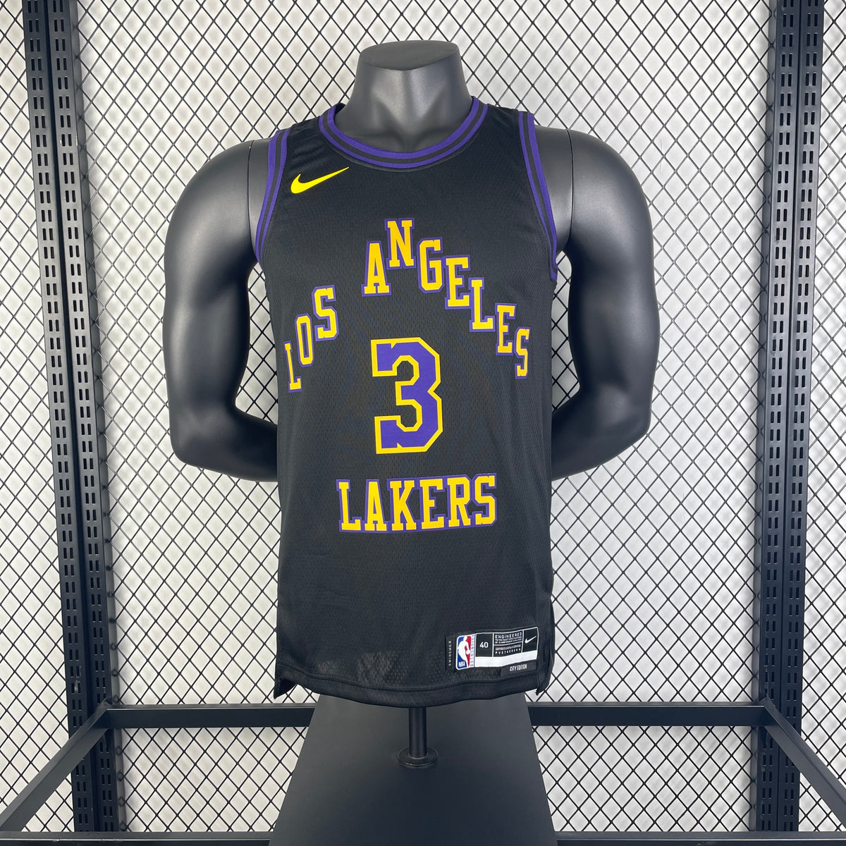 Maillot Los Angeles Lakers n° 3 – Édition Ville – photo 3
