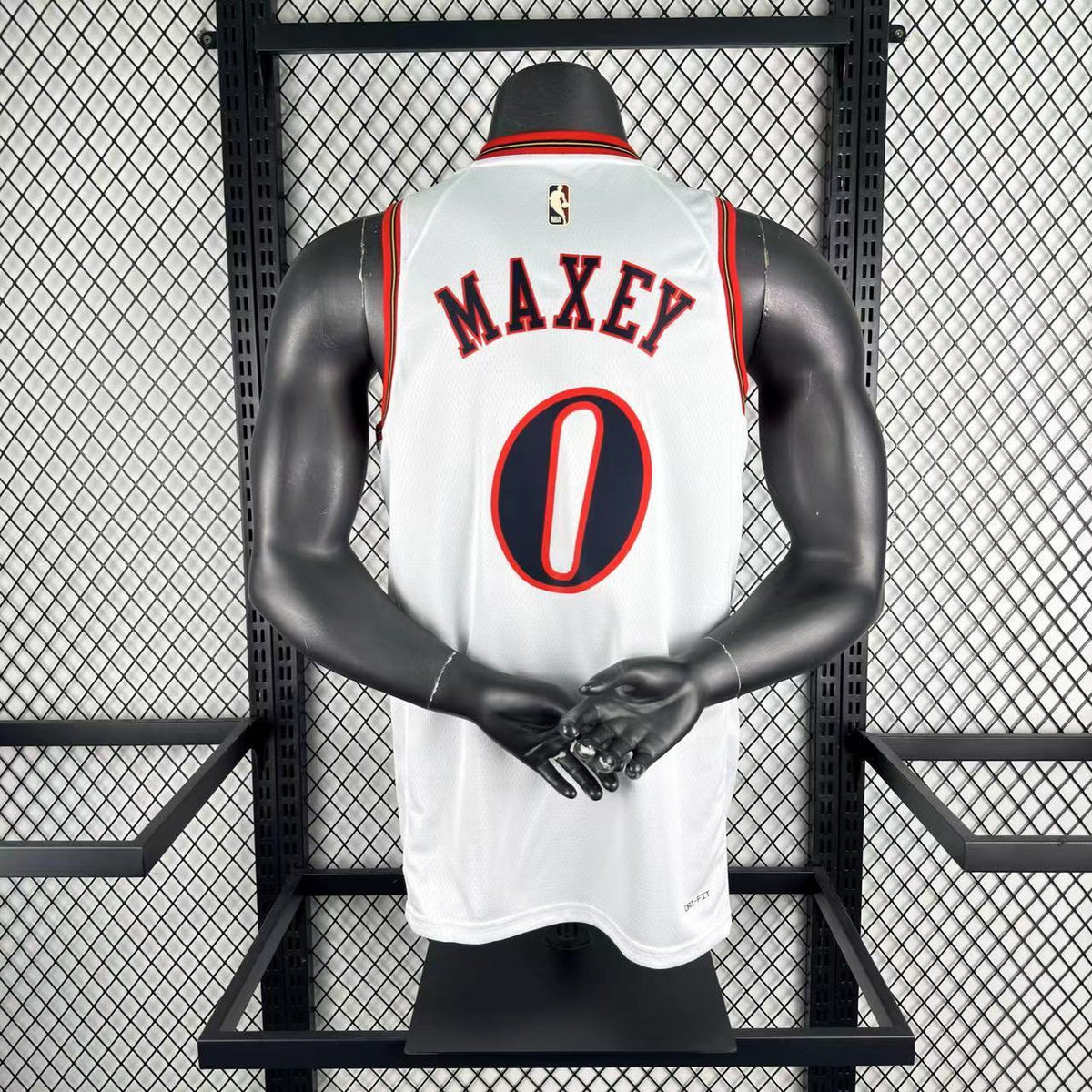 Maillot Philadelphia 76ers n° 0 – Rétro Blanc – photo 3