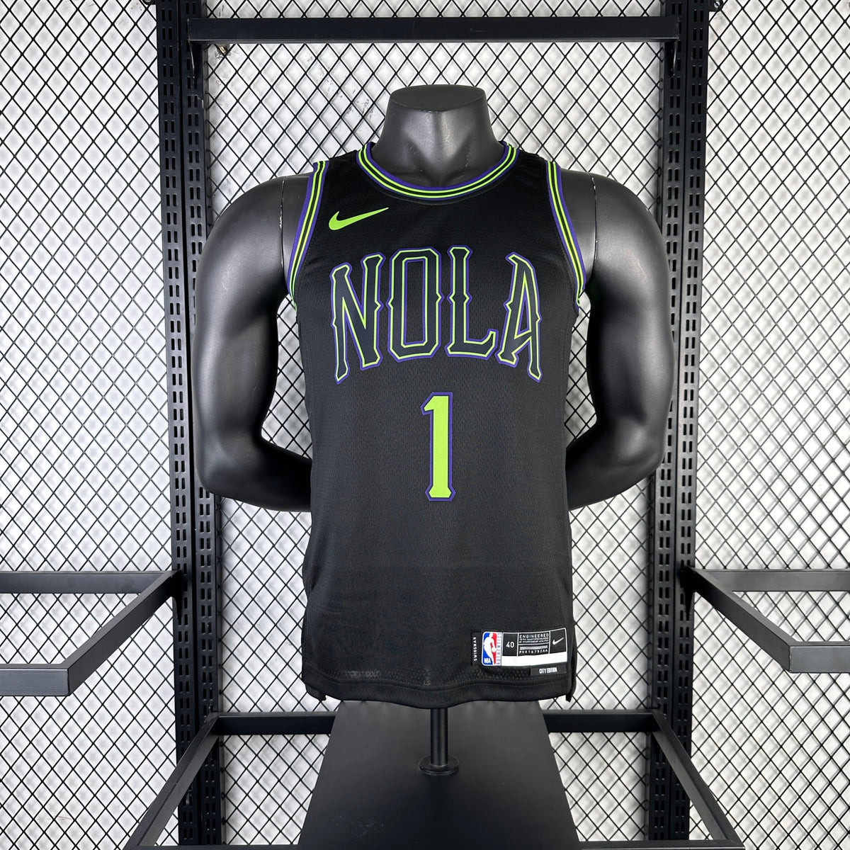 Maillot New Orleans Pelicans n° 1 – Édition Ville – photo 4