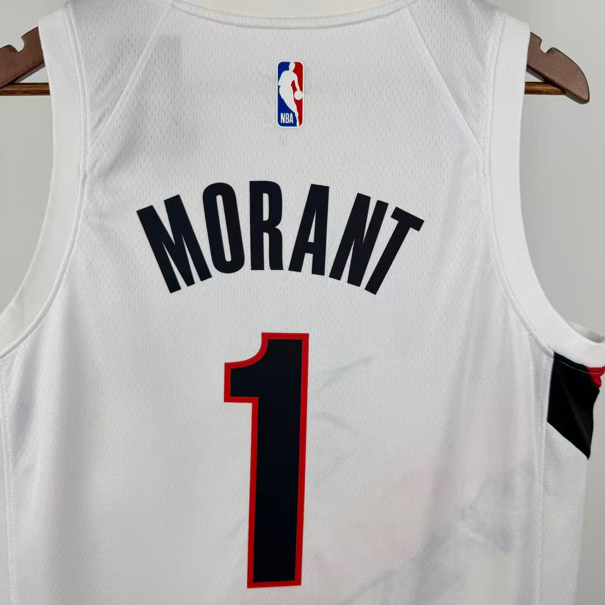 Maillot Portland Trail Blazers n° 1 – Blanc – photo 5