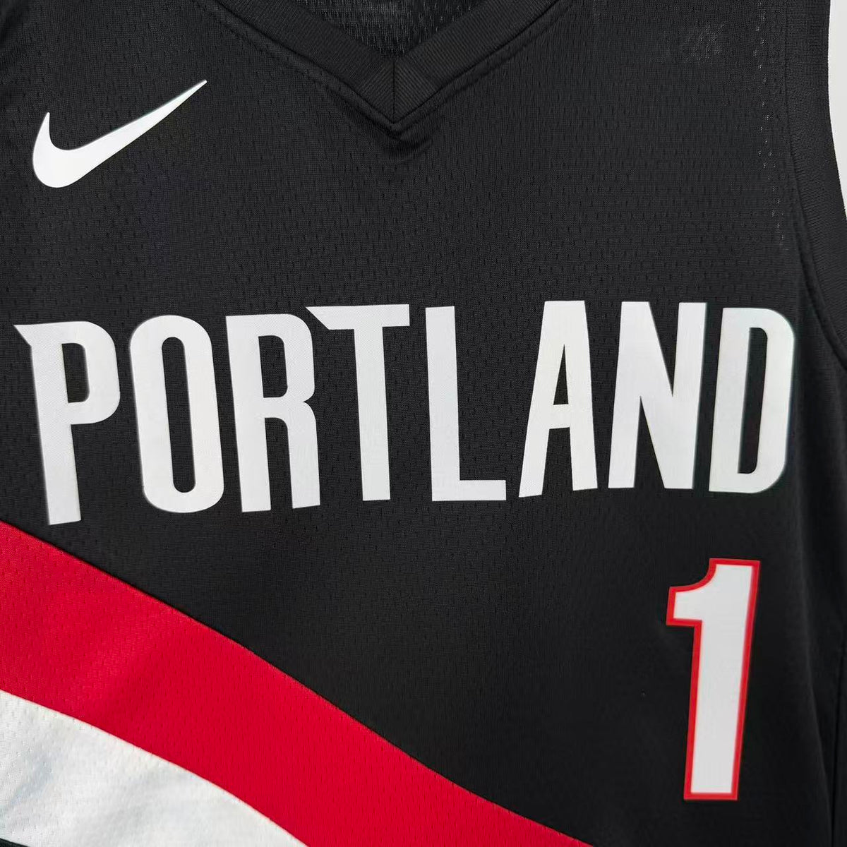 Maillot Portland Trail Blazers n° 1 – Noir – photo 8
