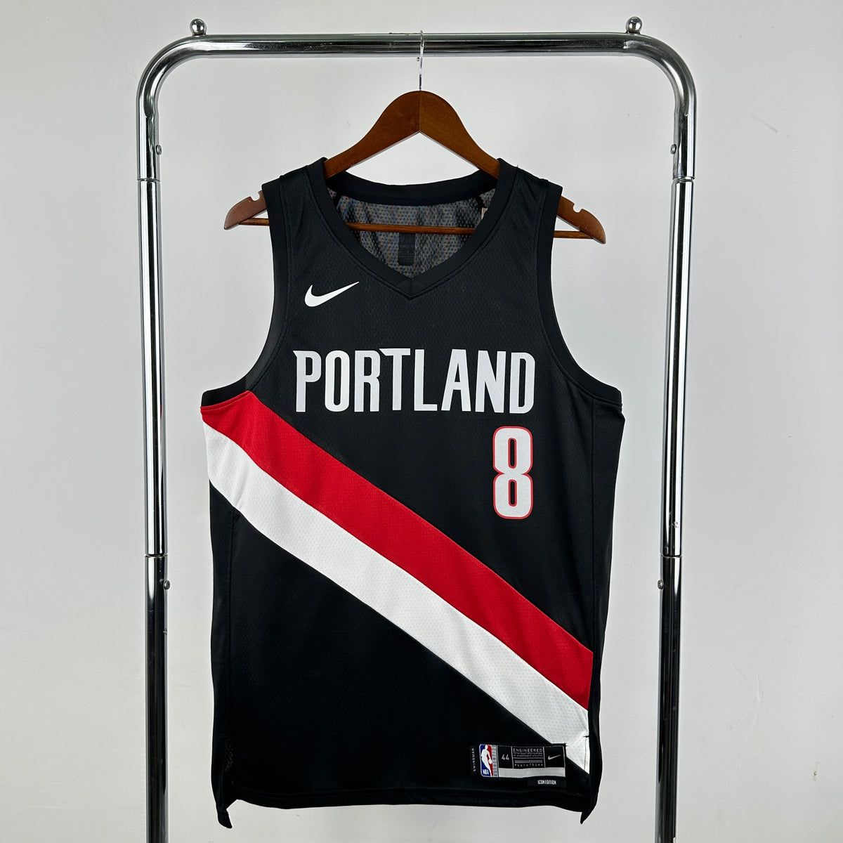 Maillot Portland Trail Blazers n° 8 – Noir – photo 1