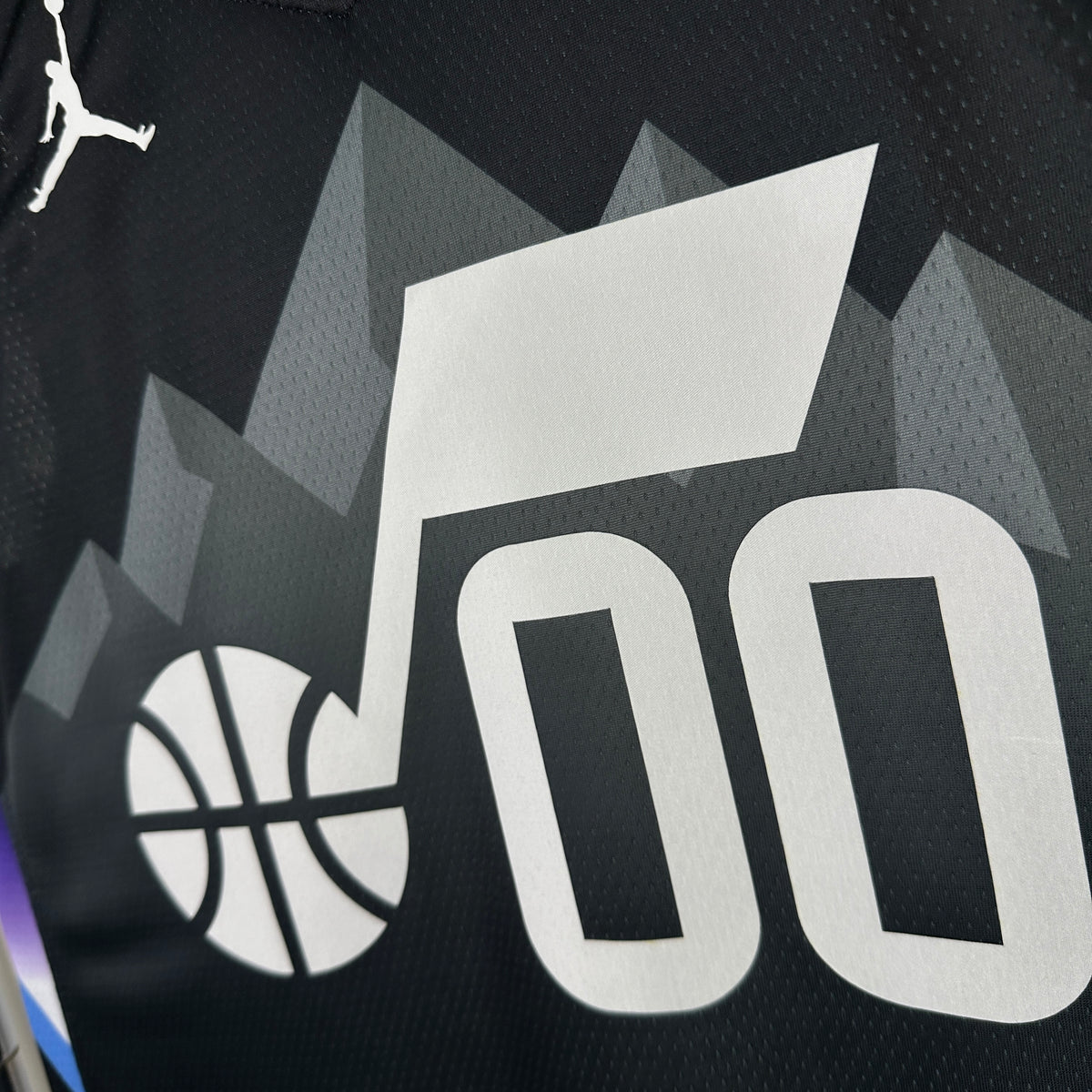 Maillot Utah Jazz n° 00 – Motif Jordan – photo 8
