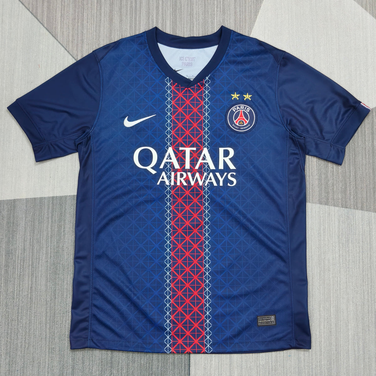 Paris Saint-Germain Domicile 2 étoiles brodées 2026-2027 – photo 1