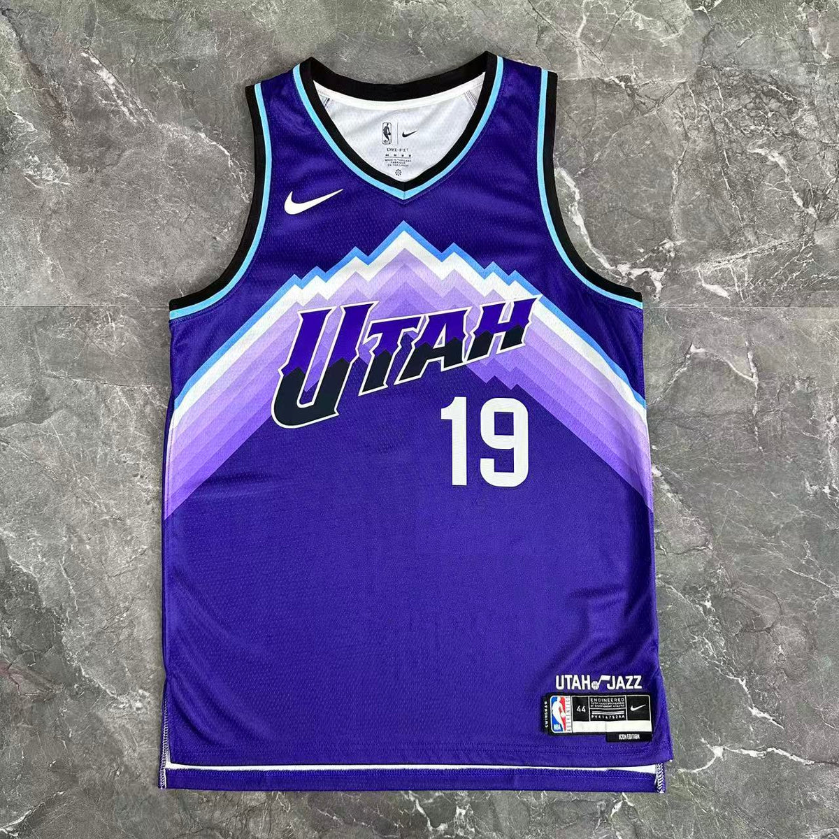 Maillot Utah Jazz n° 19 – Violet – photo 5